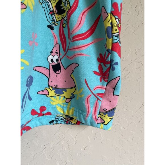 Spongebob Squarepants Starfish Size XL Shorts Cotton Blend Drawstring Pockets - Picture 4 of 5